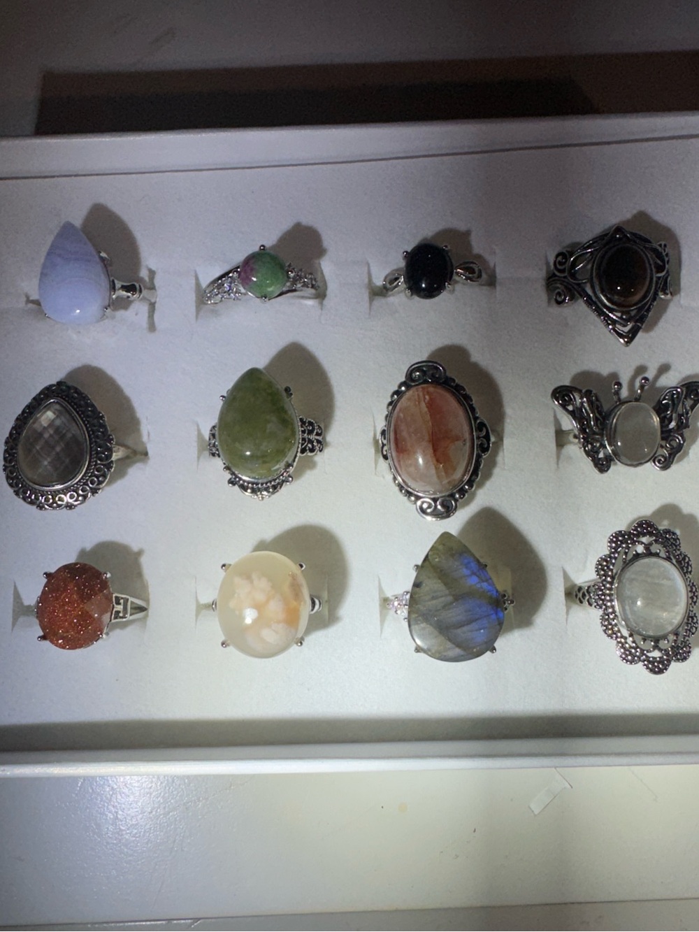 Natural crystal bundle Ring